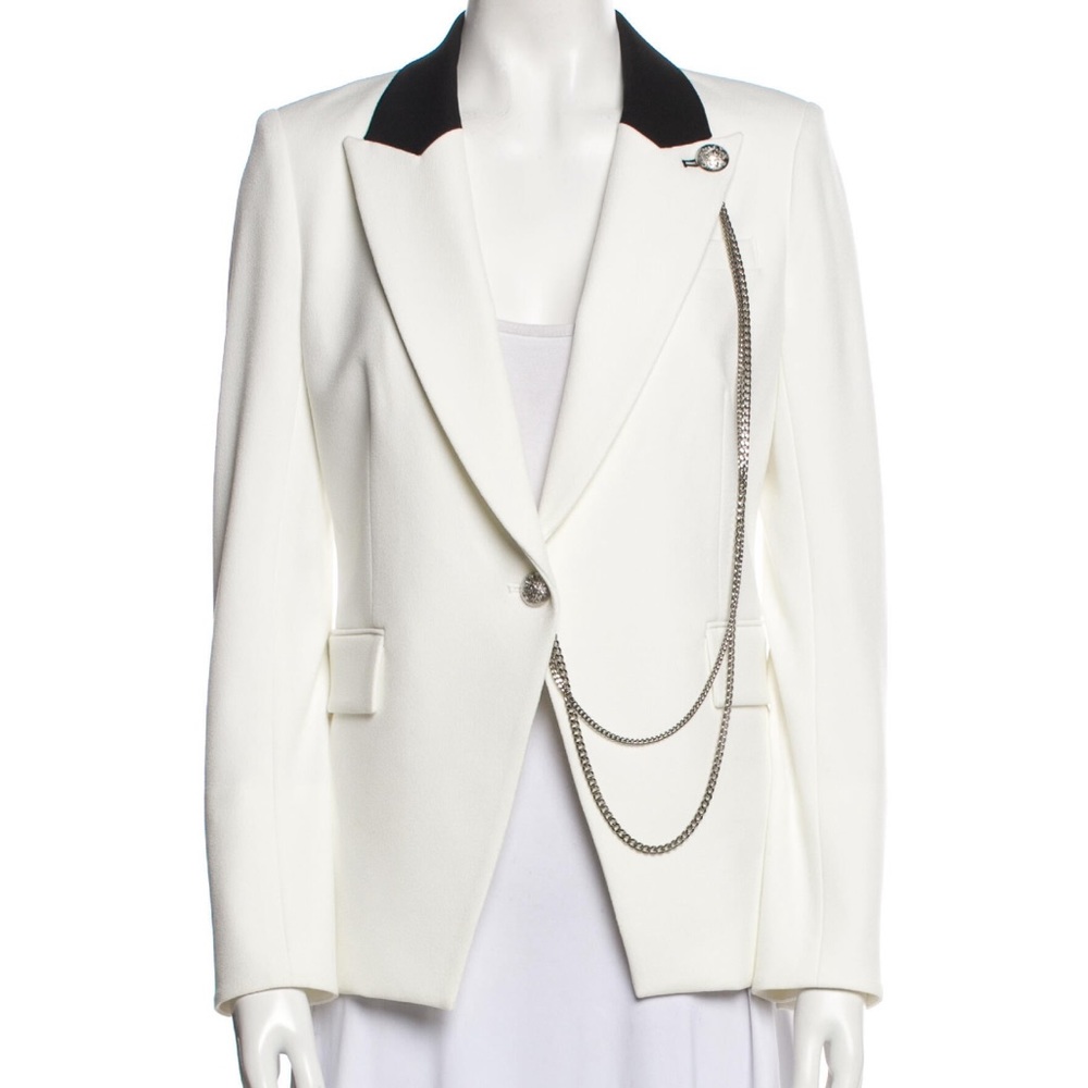 SOLD on Mercari - Veronica Beard Fergus Chain Blazer Jacket in White